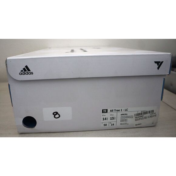 Adidas GY0295 Mens 14.5 WMNs 15.5 White Tie Dye Trae Young 1-LC Basketball Shoes - Picture 16 of 16